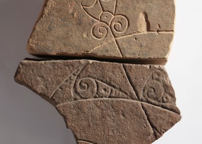 The Littleferry Links Symbol Stone fragment, Inverness Museum and Art Gallery ©Ewen Weatherspoon