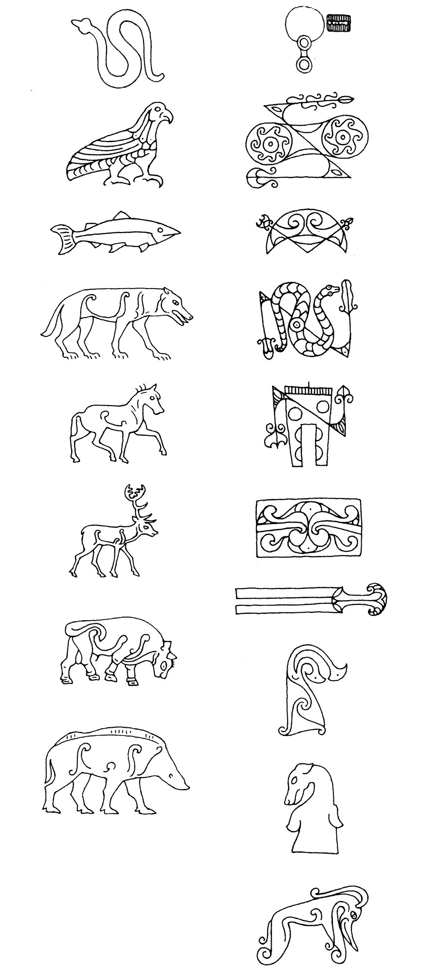 Examples-of-Pictish-symbol-designs-©Crown-Copyright-HES