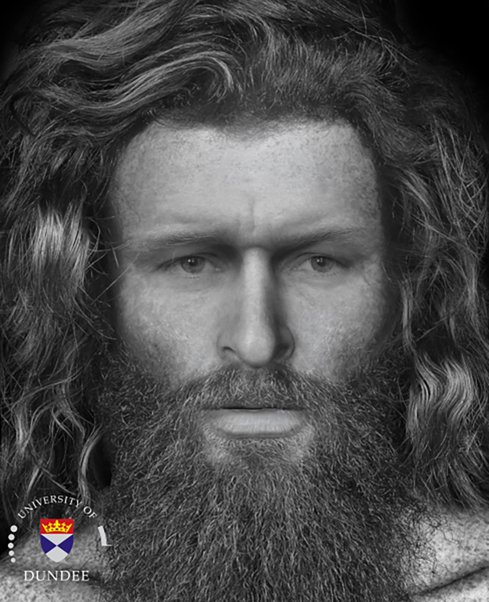 Rosemarkie Man reconstruction by University of Dundee
